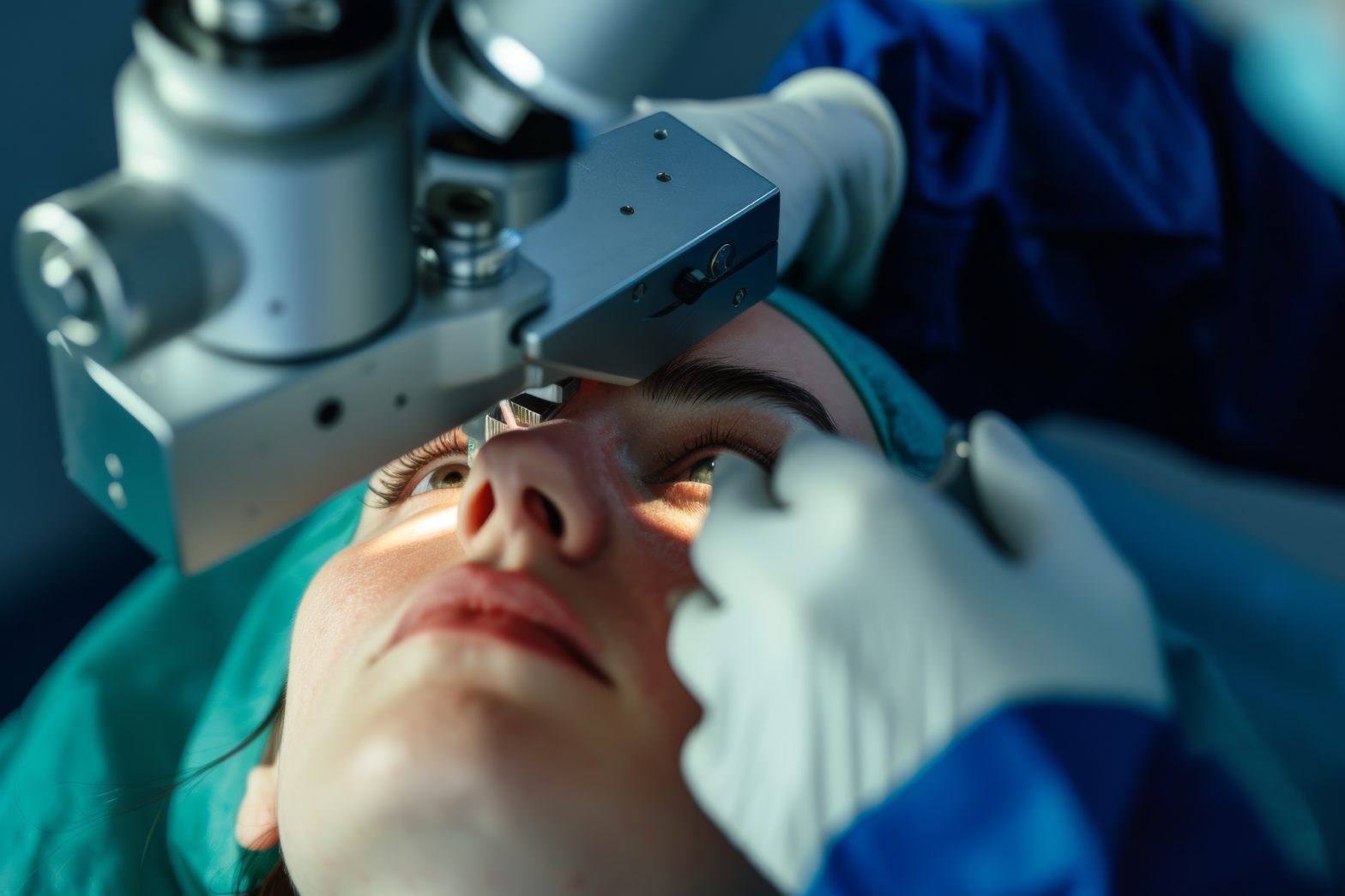 LASIK नेत्र शल्य चिकित्सा बनाम संपर्क लेंस